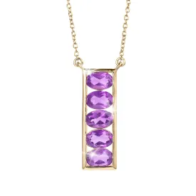 Amethyst Rainstorm Necklace