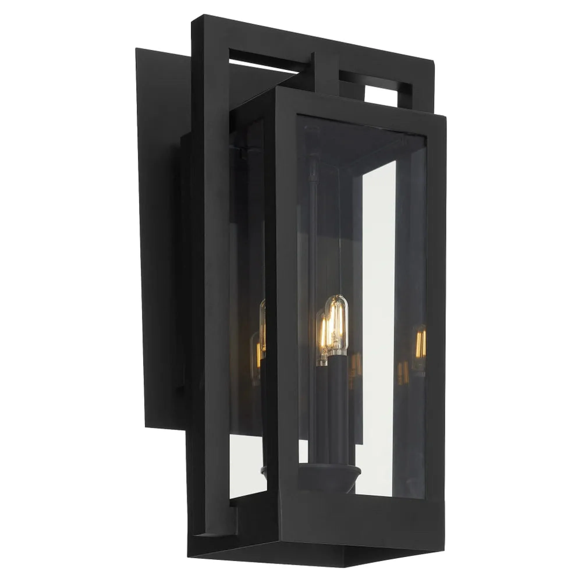 Arlo 22" Coastal Outdoor Wall Lantern - Textured Black