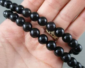 Black Onyx Beads Round Various Sizes