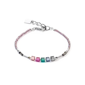 Cube Story Minimalistic Sparkling bracelet Multicolour Art Nouveau