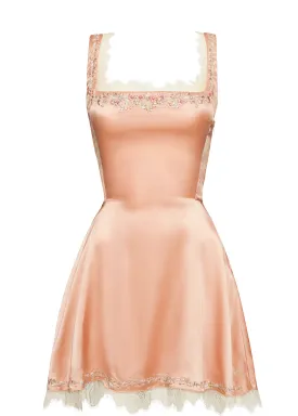 Isabella Dress - Peach