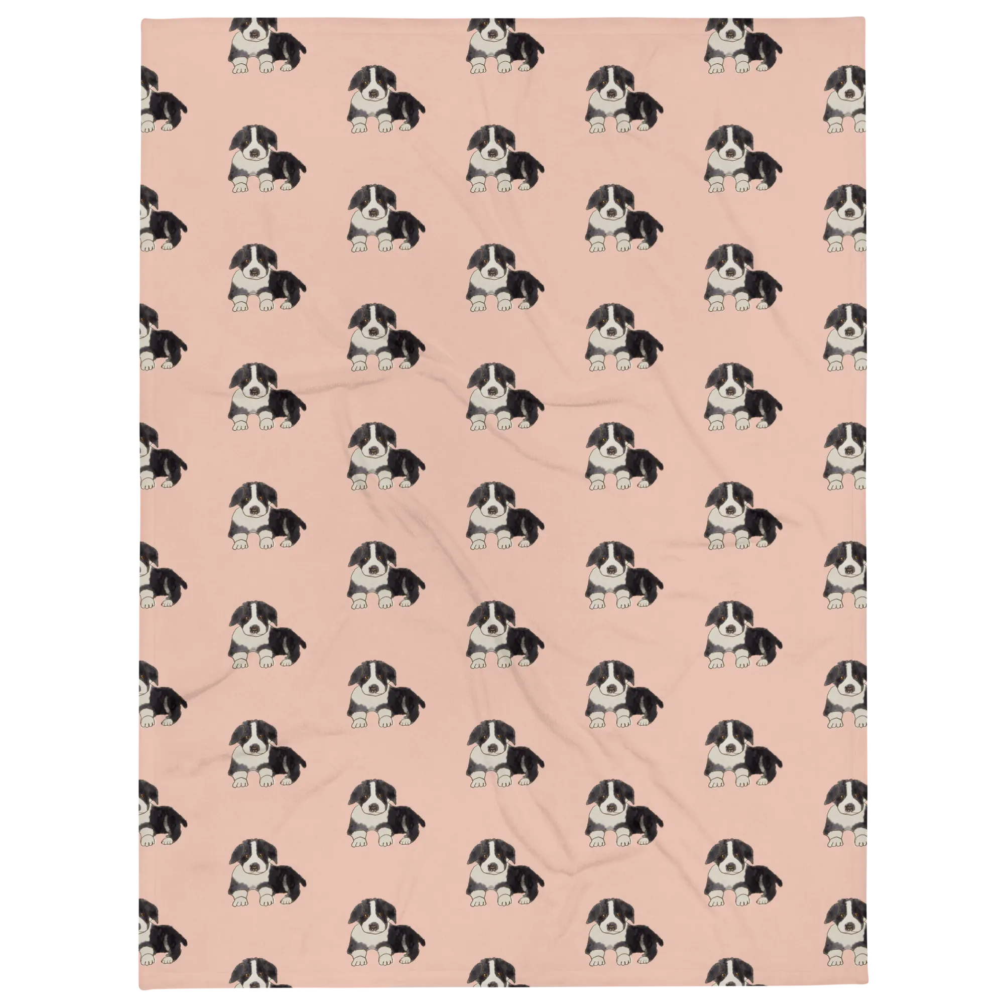 Puppy Pattern Cute Throw Blanket