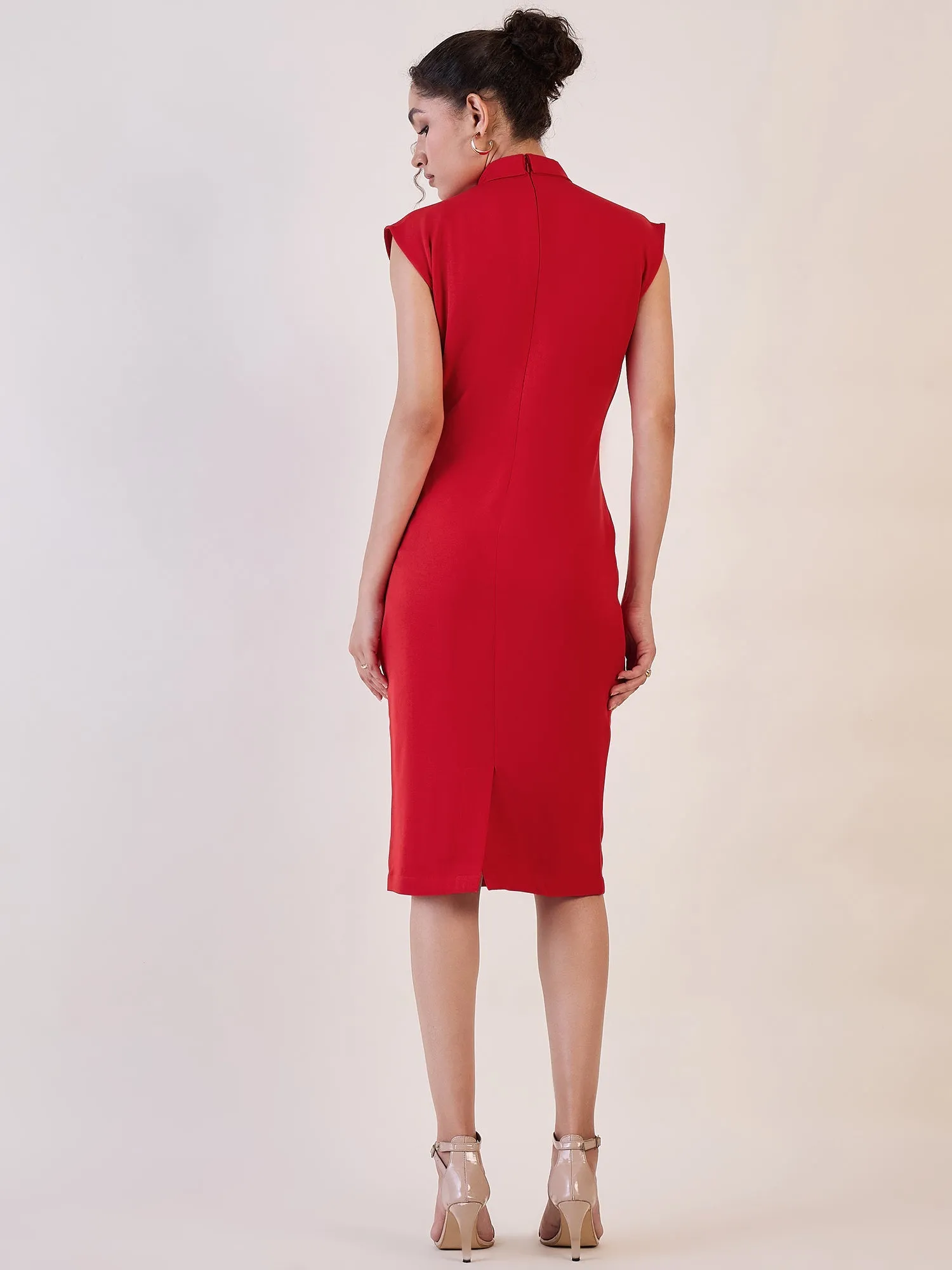 Red Marina Shift Dress