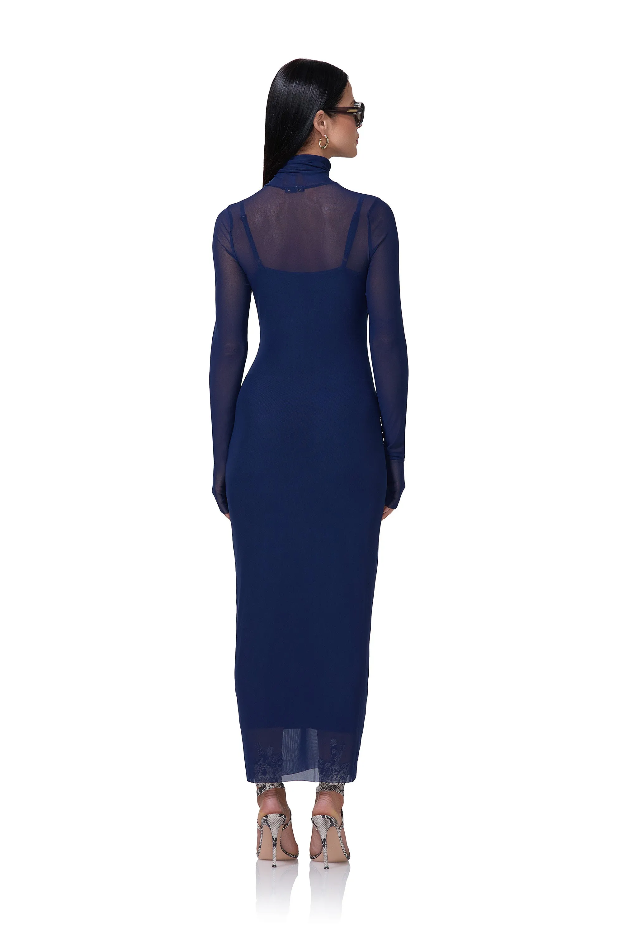 Shailene Dress - Bright Navy