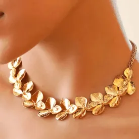 TFC Pretty Petal Gold Plated Necklace