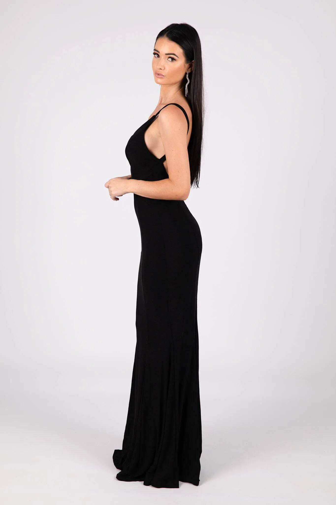 Thalia Gown - Shimmer Black