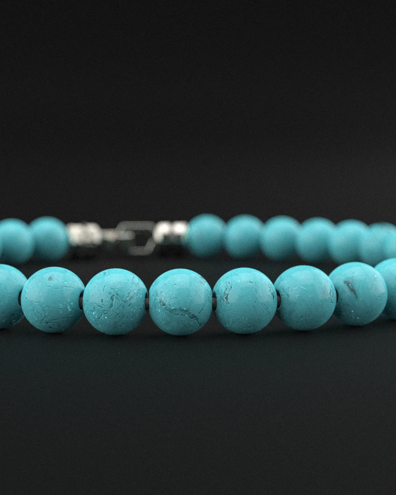 Turquoise Matte Bracelet 6mm | VERTEX