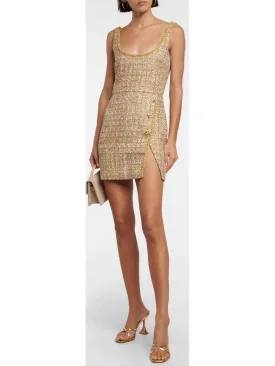 Women’s Embellished Bouclé Mini Dress